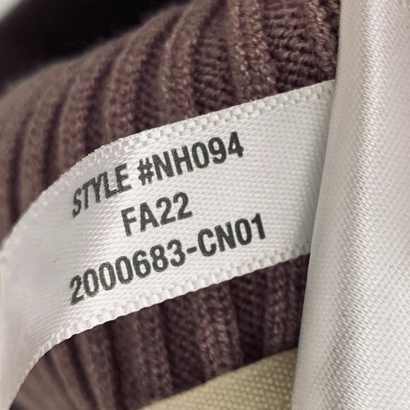 Madewell Midi Sweater Dress Sleeveless Ribbed Knit Fitted Pale Thistle Small - Picture 9 of 9